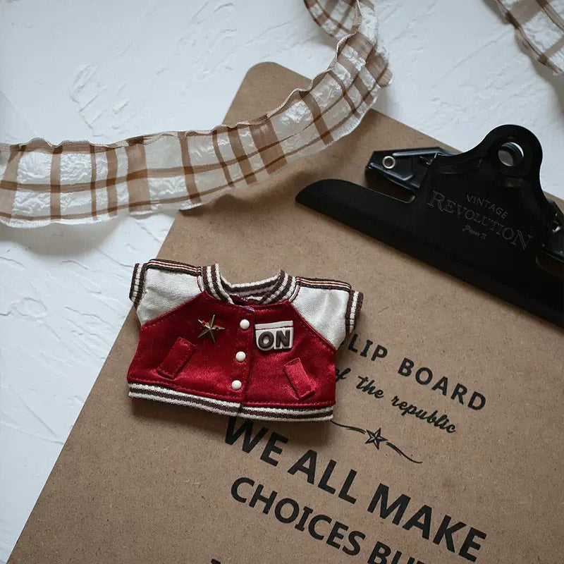 Red baseball jacket